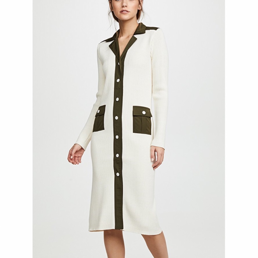 GANNI Ribbed Knit Dress - Picture 7 of 8